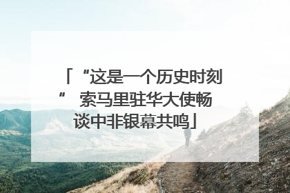 “这是一个历史时刻” 索马里驻华大使畅谈中非银幕共鸣