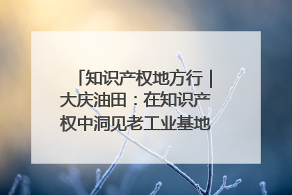 知识产权地方行｜大庆油田：在知识产权中洞见老工业基地的 “创新密码”