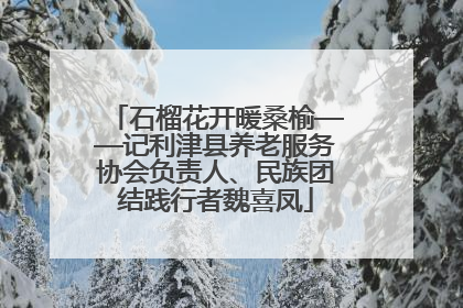 石榴花开暖桑榆——记利津县养老服务协会负责人、民族团结践行者魏喜凤