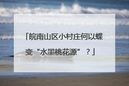 皖南山区小村庄何以蝶变“水墨桃花源”？