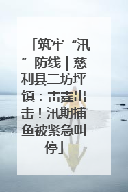 筑牢“汛”防线｜慈利县二坊坪镇：雷霆出击！汛期捕鱼被紧急叫停