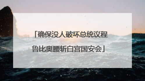 确保没人破坏总统议程 鲁比奥腰斩白宫国安会
