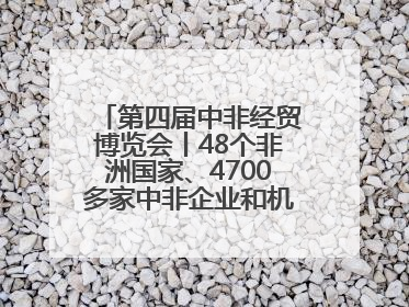 第四届中非经贸博览会丨48个非洲国家、4700多家中非企业和机构将参会