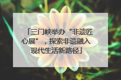 三门峡举办“非遗匠心展”，探索非遗融入现代生活新路径