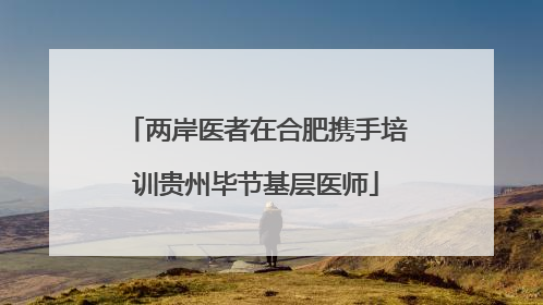 两岸医者在合肥携手培训贵州毕节基层医师