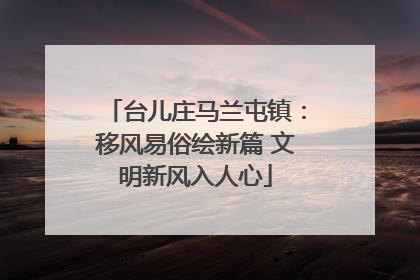 台儿庄马兰屯镇：移风易俗绘新篇 文明新风入人心