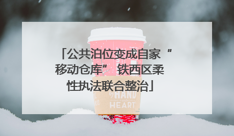 公共泊位变成自家“移动仓库” 铁西区柔性执法联合整治