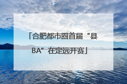 合肥都市圈首届“县BA”在定远开赛