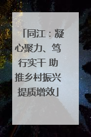 同江：凝心聚力、笃行实干 助推乡村振兴提质增效