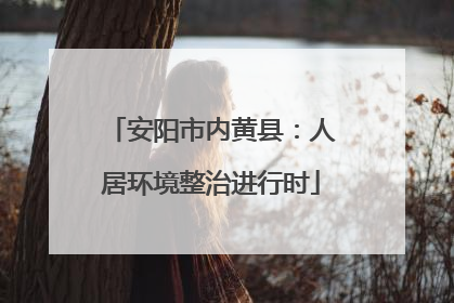 安阳市内黄县：人居环境整治进行时