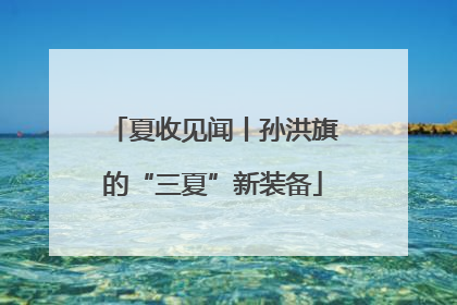 夏收见闻丨孙洪旗的“三夏”新装备