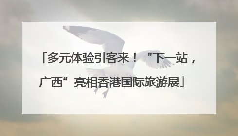 多元体验引客来！“下一站，广西”亮相香港国际旅游展