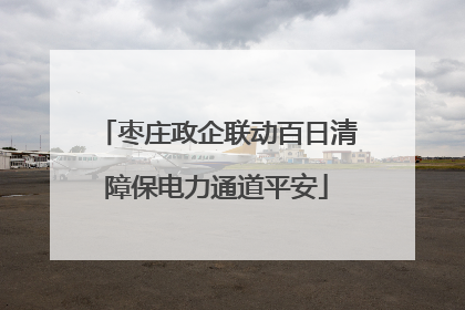枣庄政企联动百日清障保电力通道平安