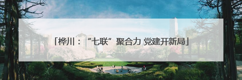 桦川：“七联”聚合力 党建开新局
