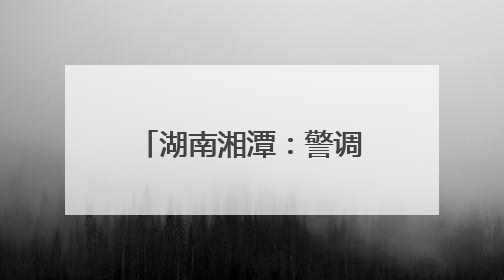 湖南湘潭：警调联动践初心 枫桥经验焕新彩