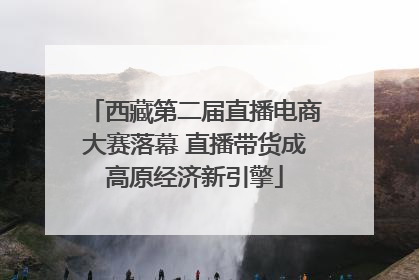 西藏第二届直播电商大赛落幕 直播带货成高原经济新引擎
