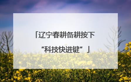 辽宁春耕备耕按下“科技快进键”