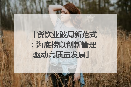 餐饮业破局新范式：海底捞以创新管理驱动高质量发展