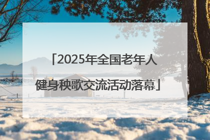 2025年全国老年人健身秧歌交流活动落幕