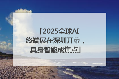 2025全球AI终端展在深圳开幕，具身智能成焦点
