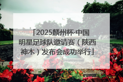 2025麟州杯·中国明星足球队邀请赛（陕西神木）发布会成功举行