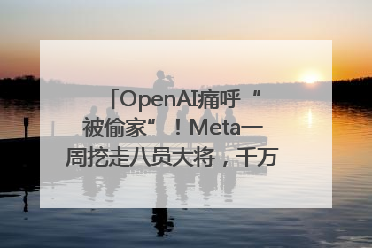 OpenAI痛呼“被偷家”！Meta一周挖走八员大将，千万美元薪酬战开打
